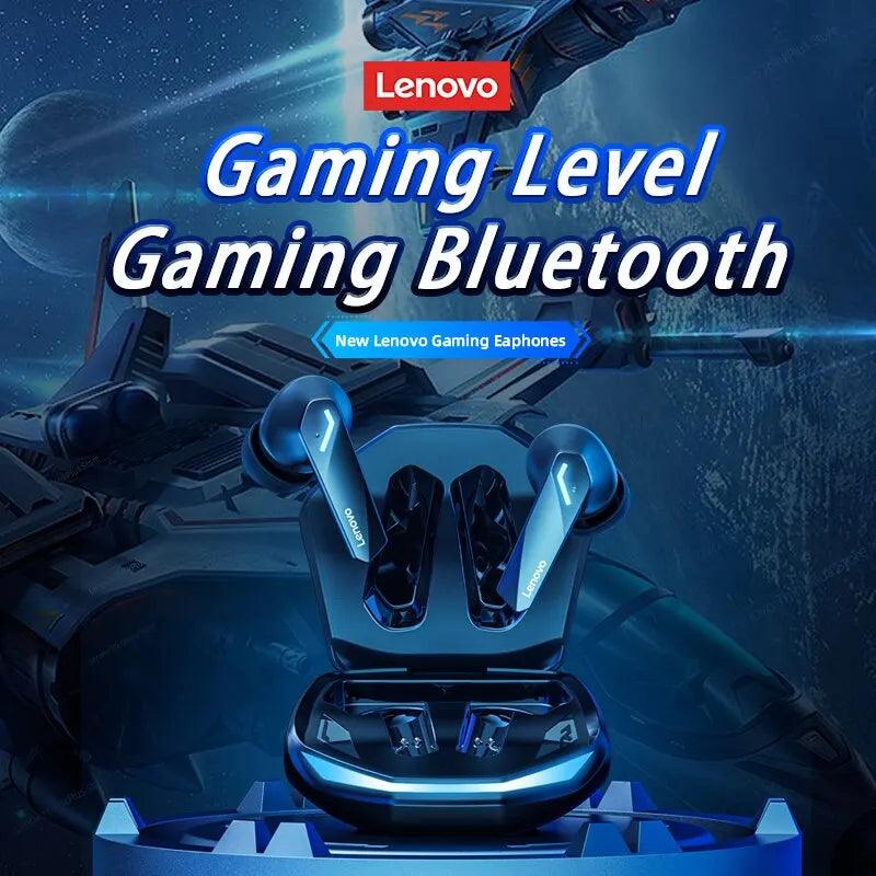 Lenovo-GM2 Pro Fones De Ouvido Sem Fio Com Microfone, Bluetooth 5.3, Modo Duplo, Baixa Latência, Auscultadores De Música, Auscultadores Esportivos, 10Pcs - boltil
